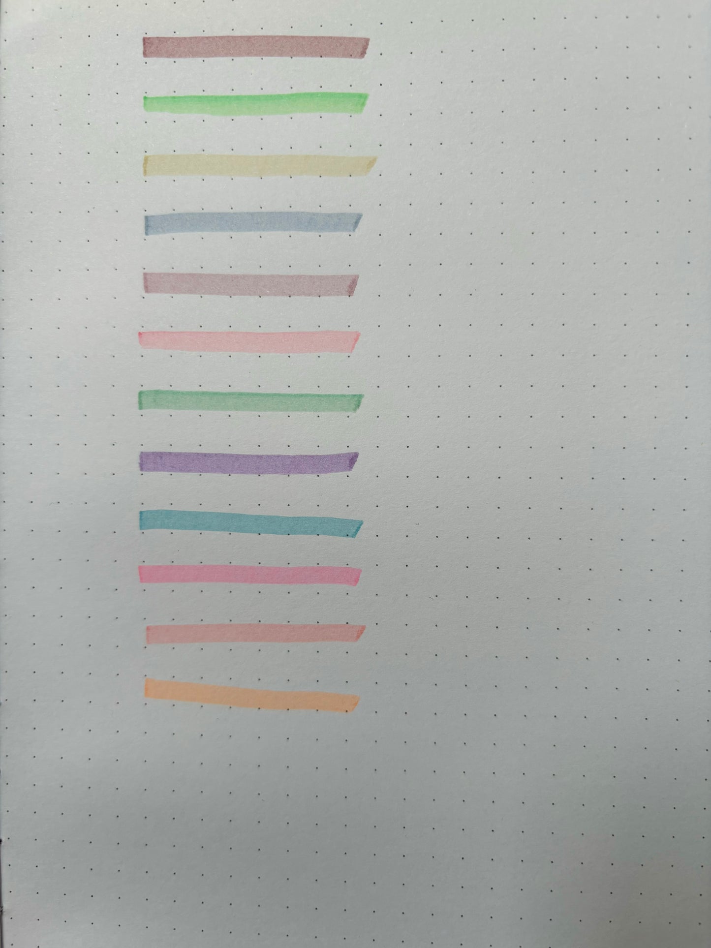 Pastel markers